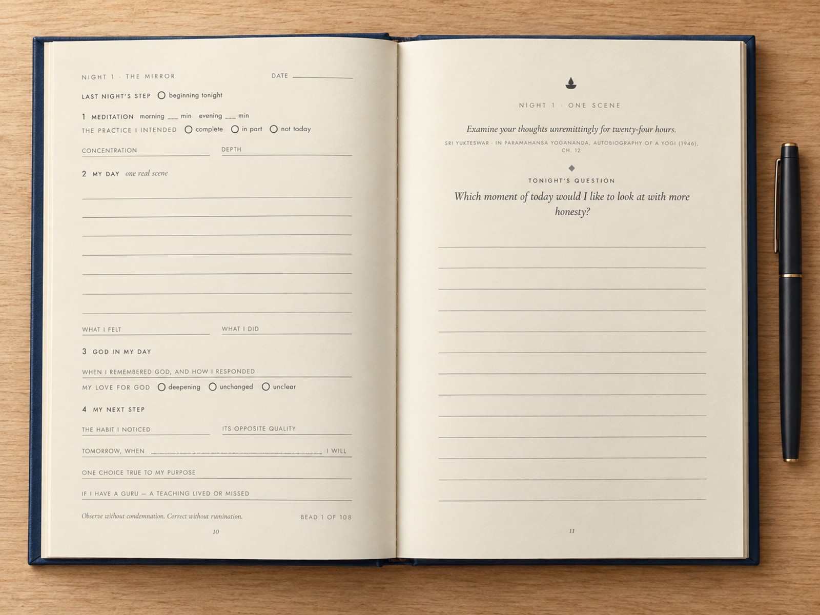 Illustrative view of the concise edition open on cream pages with grey rules.